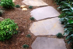 Meandering yard path