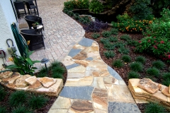 Flagstone Path to Back Yard Patio
