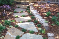 Pathway to fence