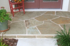 Oklahoma Sandstone Mortared Entrance