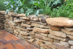 Stone planter bed (alternate view)