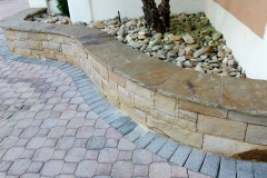 Sandstone Retaining Wall