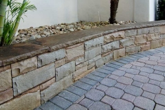 Sandstone Retaining Wall