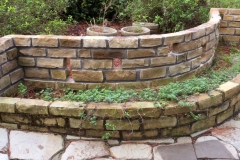 Natural stone herb planter