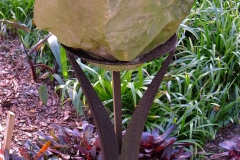 Metal and stone