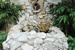 Florida fieldstone fountain