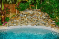 Fieldstone waterfall